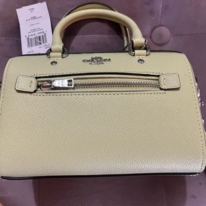 NWT Citron Coach Mini Bag